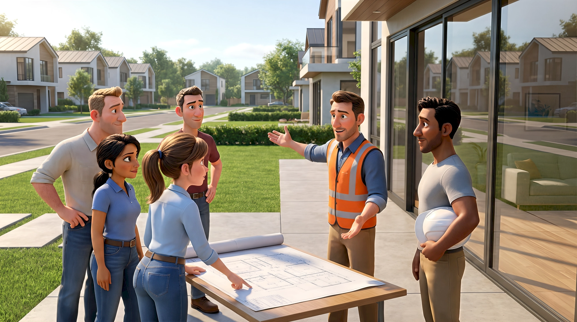 queens new development home walkthrough blueprint review new york city living digital twin expressive 3d…